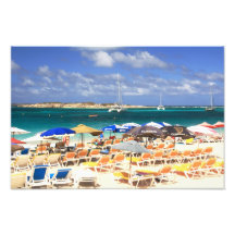 Praia de Oriente, St Martin Impressão De Foto