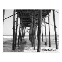 Praia N.C. de Onslow Cartao Postal