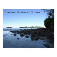 Praia Preta - Brazil Cartao Postal