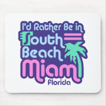 Praia sul Miami Mousepad