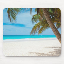 Praia tropical do paraíso mouse pad