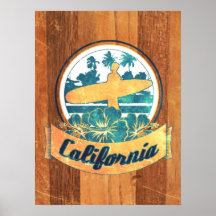 Prancha de Califórnia Posters