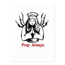 Pray sempre cartoes postais