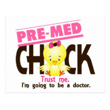 Pre-MED pintinho 3 Cartao Postal