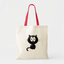 Presente do Dia das Bruxas do gato de Scardy do ga Bolsas Para Compras