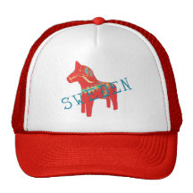 Presentes & cumprimentos do cavalo de Dala do suec Boné
