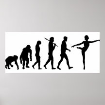 Presentes da dança para o balé e dançarinos modern poster