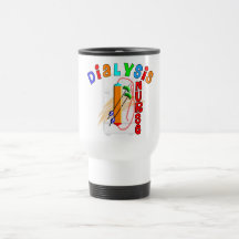 Presentes da enfermeira da diálise caneca