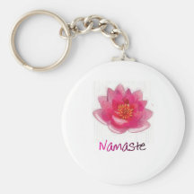 Presentes da ioga de "Namaste" da flor de Lotus Chaveiros