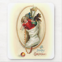 Presentes da meia do Natal Mousepad