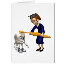 Presentes dentais da graduação da higiene ou do de cartão