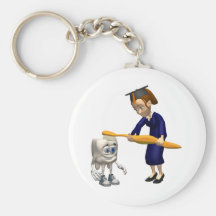 Presentes dentais da graduação da higiene ou do de chaveiro