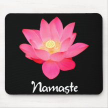 Presentes do design da flor de Namaste Lotus Mouse Pad