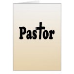 Presentes do pastor cartões
