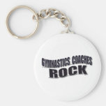 Presentes do treinador da ginástica dos homens chaveiros