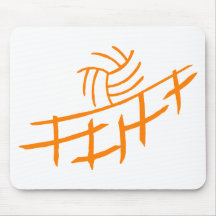 Presentes do voleibol mouse pad