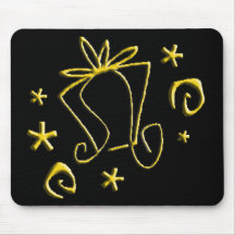 Presentes dourados mousepad