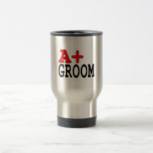 Presentes engraçados para noivos: A+ Noivo Caneca