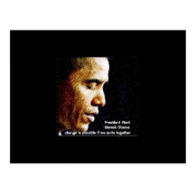 Presidente Barack Obama Cartoes Postais