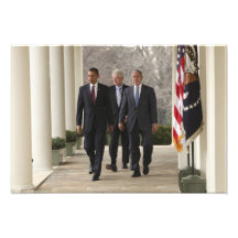 Presidente Barack Obama e presidentes anteriores Arte De Fotos