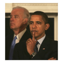 Presidente Barack Obama e vice-presidente Foto