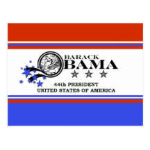 Presidente de Barack Obama 44o Cartao Postal