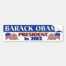 Presidente de Barack Obama em 2012 Adesivos
