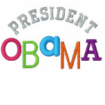 Presidente Obama Embroidered Camisa Polo