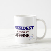 Presidente Powered pela cafeína Canecas