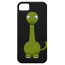 Preto bonito do caso do iPhone 5 do dinossauro do  Capa De iPhone 5 Case-Mate