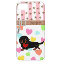 Preto de cabelos compridos personalizado e Tan do  Capa iPhone 5 Case-Mate