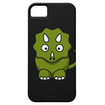 Preto do caso do iPhone 5 do dinossauro do Tricera Capa iPhone 5