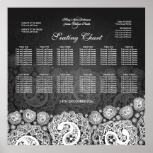 Preto elegante do laço de Paisley da carta do asse Posters