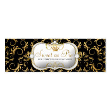 preto rico divino dourado de 311-Ciao Bella Cartao De Visita