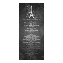 Preto romântico de Paris do programa elegante do c Convite Personalizado