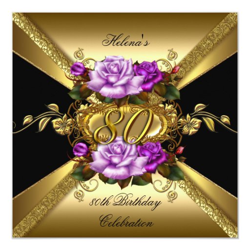 preto roxo dos rosas do ouro da festa de convite quadrado 1335 x 13 preto roxo dos rosas do ouro da festa de convite quadrado 1335 x 13