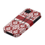 Preto vermelho do Casemate do iPhone 4 do monogram