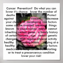Prevenção do cancro poster
