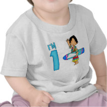 Primeiro aniversario do gajo do surfista camiseta