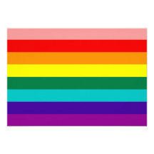 Primeiro convite da bandeira do orgulho gay do arc