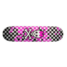 Princesa Crânio Menina Skate