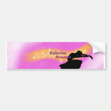 Princesa da bailarina adesivo