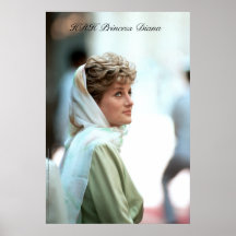 Princesa Diana Egipto 1992 de HRH Posteres