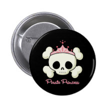 Princesa do pirata botons