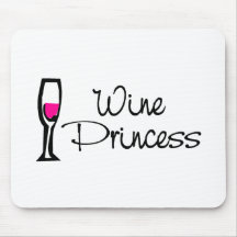 Princesa do vinho mouse pad