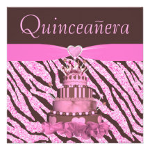 Princesa Endurecimento & listras cor-de-rosa de Qu Convite