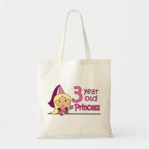 Princesa Idade 3 Bolsa De Lona