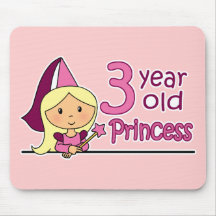 Princesa Idade 3 Mousepad