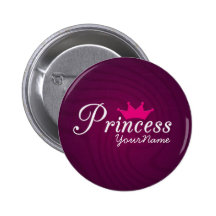 Princesa Partido Botão Pins