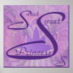 Princesa Poster do doce dezesseis - personalize